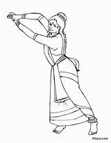 Kuchipudi Drawing Dancer Dancing Pages Coloring Styles Colour Kids Pitara Dancers Getdrawings Irish sketch template