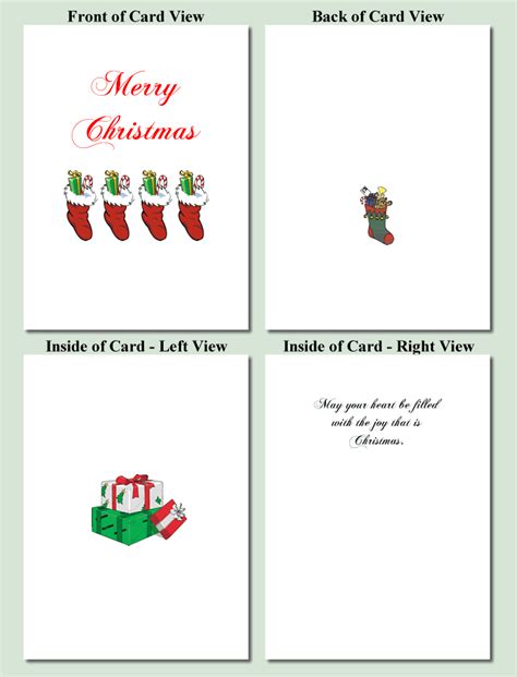printable foldable christmas cards printable word searches