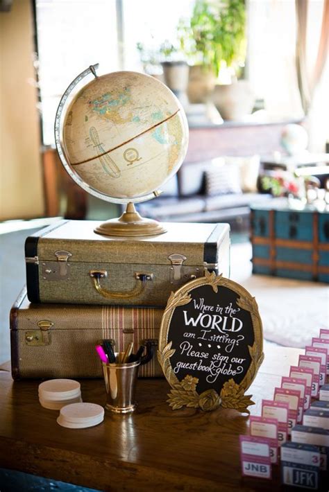 30 travel themed wedding ideas you ll want to steal deer pearl flowers