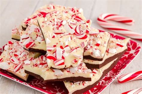 Peppermint Candy Cane Bark Christmas Food Christmas Baking Holiday
