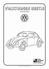 Coloring Beetle Volkswagen Pages Cars Cool Car Print Kids sketch template