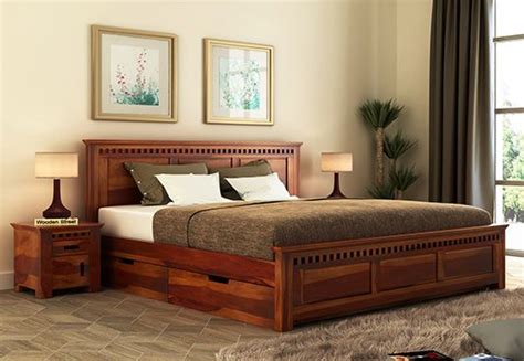 king size bed buy wooden king size beds  upto