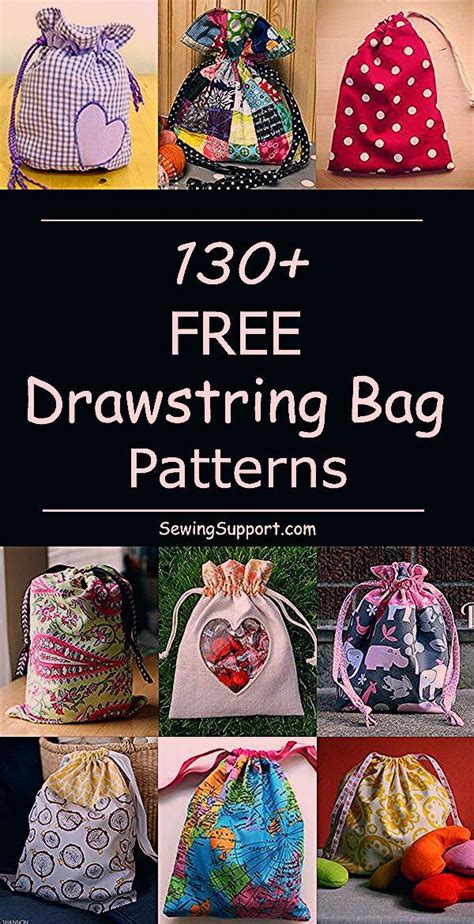 printable drawstring bag pattern