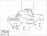 Truck Lifted Drawing Drawings Paintingvalley sketch template
