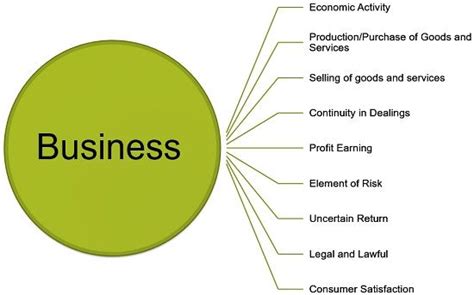 business definition characteristics  classification