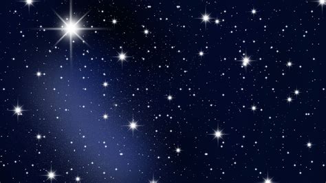 white shimmering stars  background  dark blue sky hd space