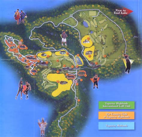 guide map  tagaytay highlands