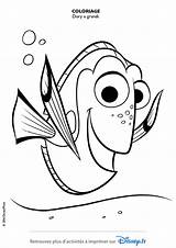 Dory Nemo Pixar sketch template