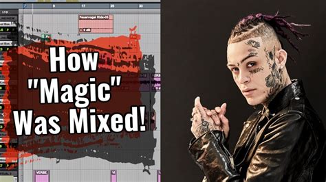 lil skies engineer shows how magic was mixed youtube
