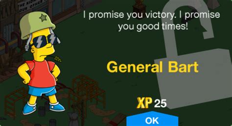 General Bart The Simpsons Tapped Out Wiki Fandom