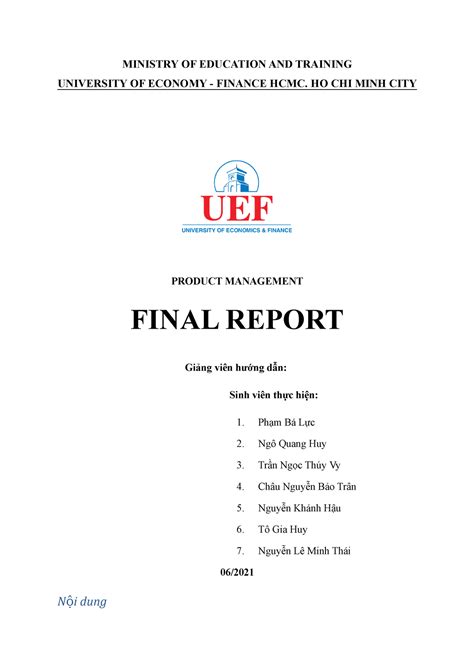 final report corona product management ministry  education