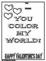 Color Valentine Print Printables Valentines Click sketch template