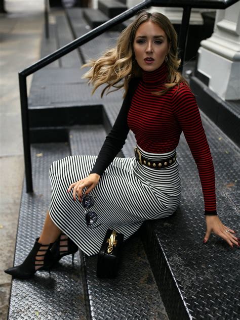 stripes on stripes red and black striped top black and white midi