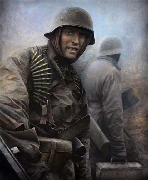 ss soldier painting posters artwork documents gallery