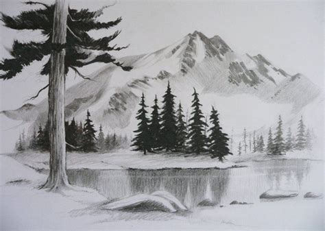 draw landscapes step  step drawing video tutorials learn
