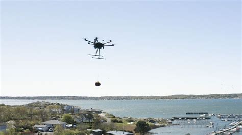 drones delivering aeds  sweden  part  clinical study airscope drone services