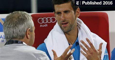 novak djokovic retires from match ending run of finals the new york