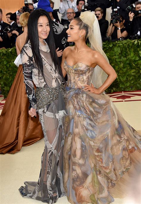Met Gala 2018 Ariana Grande Dress Is The Sistine Chapel Daily Star