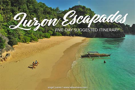 Long Weekend Five Day Suggested Itineraries In Luzon