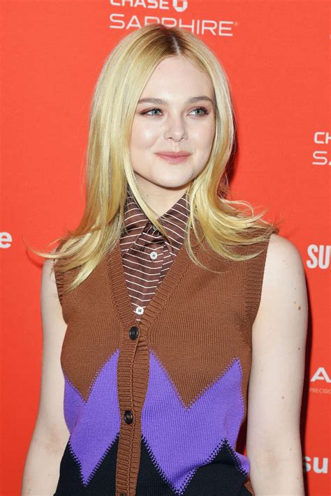 Elle Fanning At I Think We’re Alone Now Premiere At 2018 Sundance Film