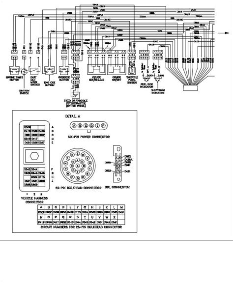ddec ii detroit  ecm wiring diagram wiring draw  schematic