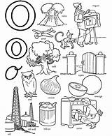 Letter Words Coloring Alphabet Pages Abc Activity Sheets Printable Honkingdonkey Sheet Color Oven Kids Different Letters Objects Colouring Library Clipart sketch template