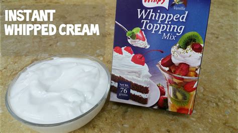 whipped cream   whipped powder perfect whipped  topping