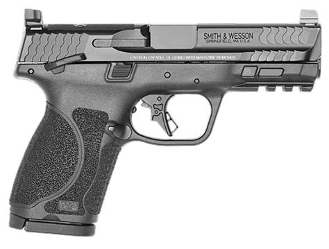 smith wesson mp  optics ready compact flat trigger  mm pistol