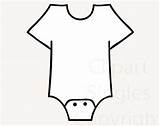 Onesie Baby Clipart Outline Template Cliparts Clip Items Coloring Clipartmag Clipground sketch template