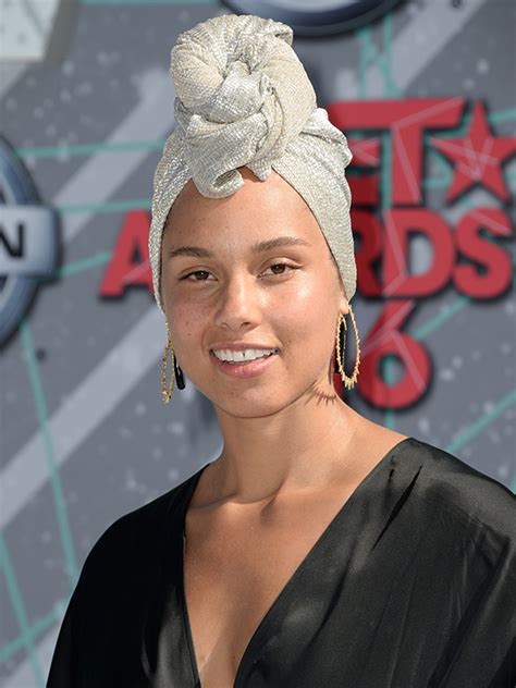 [photos] Alicia Keys No Makeup At The Bet Awards