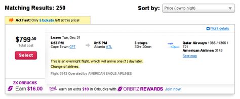 air travel   orbitz continually show flights  dont exist travel stack exchange
