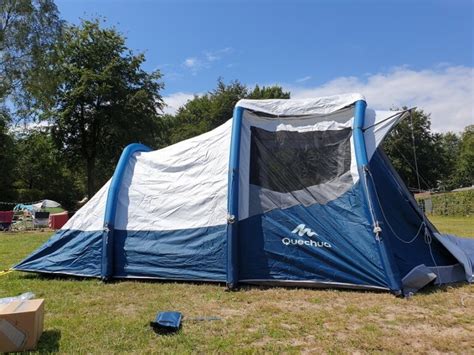 opblaasbare tent review fresh black air seconds van decathlon