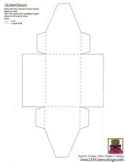 crafty  creative    printable template boxes  crafts