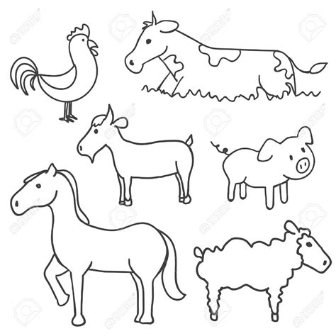 farm scene  animals drawing    silenttool wohohoo