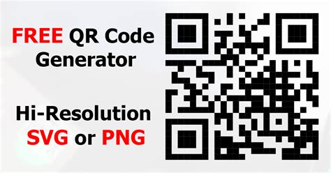 printable qr code generator