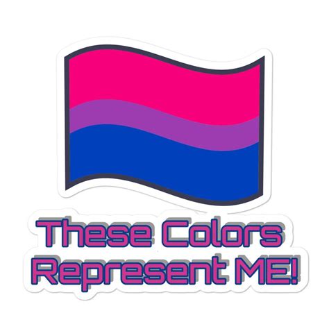 Bi Sexual Pride These Colors Represent Me Pride Flag Etsy