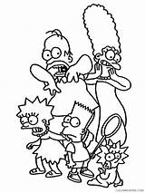 Simpsons Coloring4free sketch template