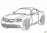 Bmw Z4 Cars sketch template