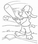 Baseball Coloring Field Printable Color Dog Getcolorings Pages Library Insertion Codes sketch template