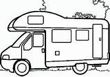Coloring Ausmalbilder Camping Motorhome Car Wohnmobil Ausmalen Zum Camper Pages Drawing Line Kids Autos Malen Instant Printable Class sketch template