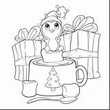 Hot Chocolate Coloring Pages Printable Wreath Advent Getcolorings Color Colori sketch template