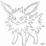 Coloring Pages Flareon Pokemon Color Getcolorings Printable Print sketch template