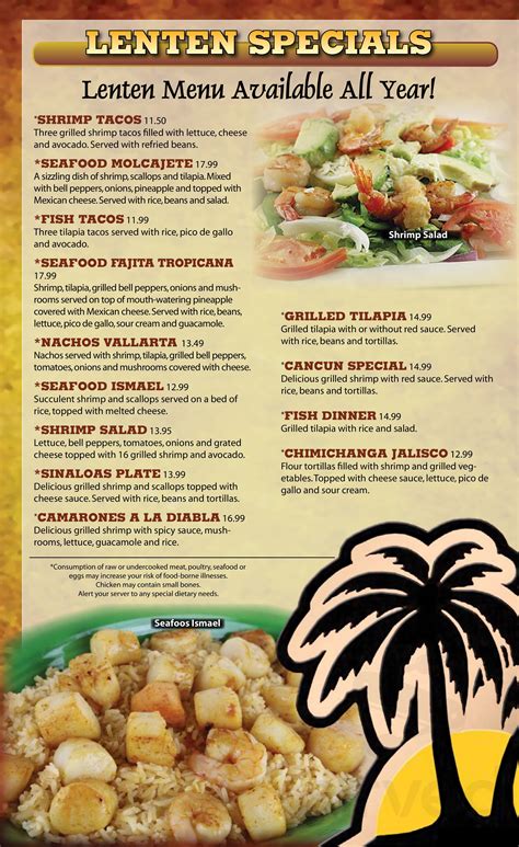cancun mexican restaurant menu  cincinnati ohio usa