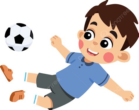 kid jumping  kicking football ball anak menendang bola sepak kid