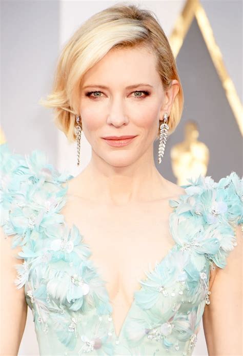 Cate Blanchett Debuts Bob Haircut On Oscars 2016 Red