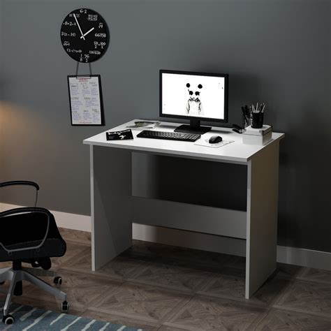 small desk  small spaces sturdy small office desk white computer