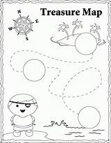 Coloring Treasure Map Pirate Printable Pages Kids Pete Craft Cat Clipart Preschool Maps Worksheet Activities Blank Crafts Popular Library Choose sketch template