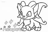 Coloring Pages Neopets Kids Cool2bkids Printable Pets sketch template