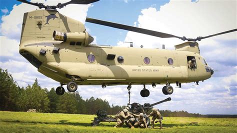 heavy lift ch   chinooks helicopters arrived  american aerospace company