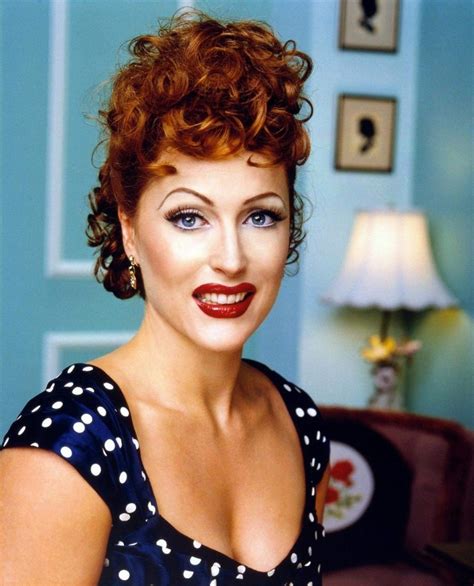best cosplay ever gillian anderson as lucille ball geekosis